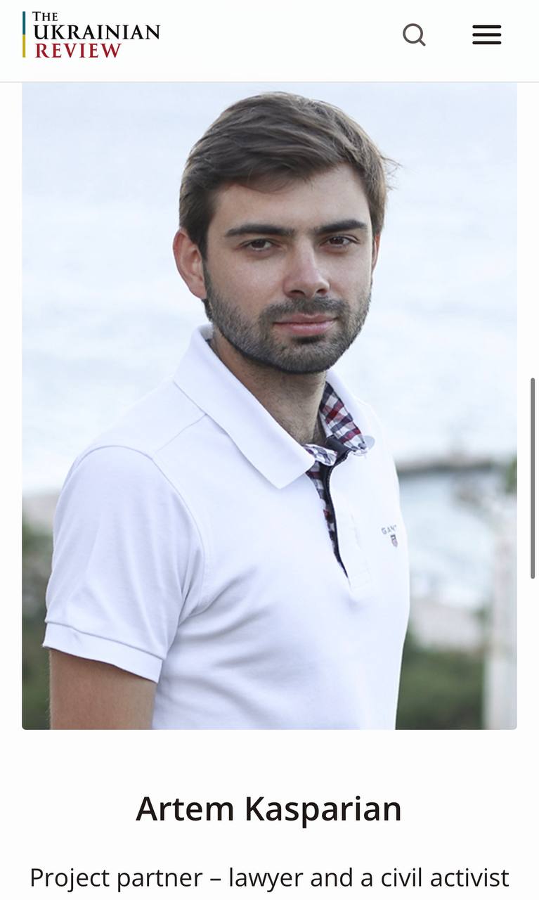 Kasparyan Artem Yervandovych